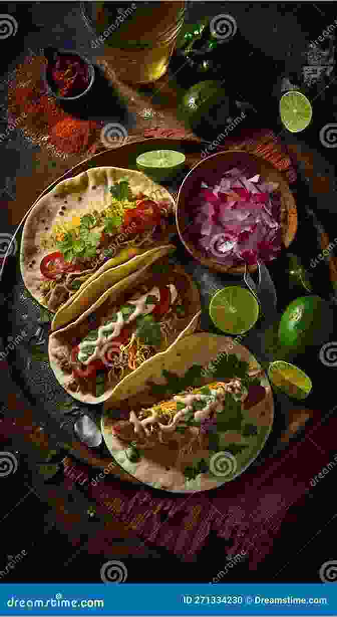 An Image Of A Sizzling Taco Filling, Showcasing The Vibrant Colors And Textures Of The Ingredients Authentic Mexican Taco Cookbook: Homemade Street Taco Recipe