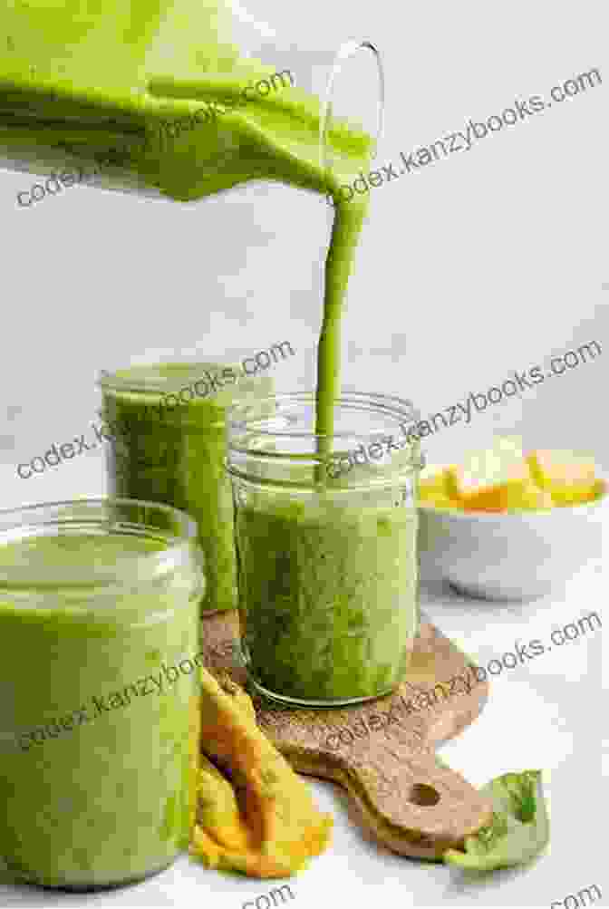 Glass Of Vibrant Green Smoothie Blended With Fruits And Vegetables Stand Mixer Ice Cream Maker Cookbook: 150 Delicious And Healthy To Follow Frozen Homemade Recipes For Your Stand Mixer Ice Cream Maker