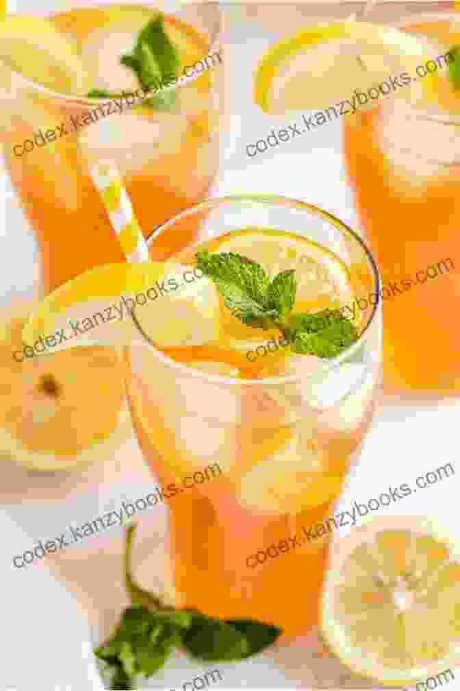 Iced Tea Served In A Tall Glass With Lemon And Mint Stand Mixer Ice Cream Maker Cookbook: 150 Delicious And Healthy To Follow Frozen Homemade Recipes For Your Stand Mixer Ice Cream Maker