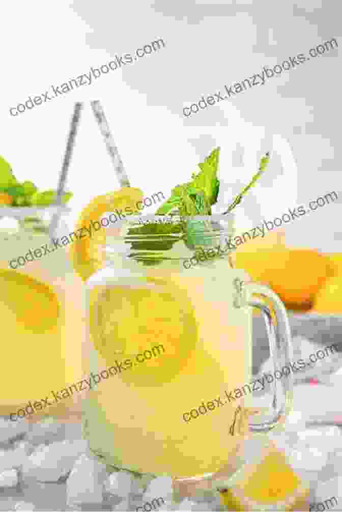 Refreshing Glass Of Homemade Lemonade With Lemon Slices And Mint Stand Mixer Ice Cream Maker Cookbook: 150 Delicious And Healthy To Follow Frozen Homemade Recipes For Your Stand Mixer Ice Cream Maker