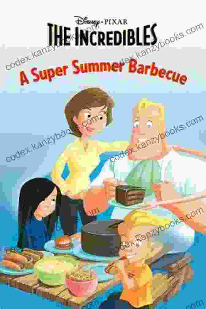 Super Summer Barbecue Ebook Cover The Incredibles: A Super Summer Barbecue (Disney Short Story EBook)