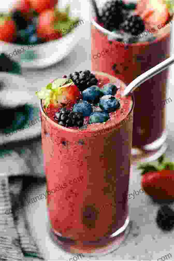 Vibrant Smoothie Made With Fresh Berries, Leafy Greens, And Chia Seeds, Inviting You To Indulge In A Nutritious And Energizing Start To Your Day. Superfoods Today Smoothies: Over 75 Quick Easy Gluten Free Low Cholesterol Whole Foods Blender Recipes Full Of Antioxidants Phytochemicals